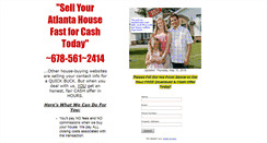 Desktop Screenshot of cash4thehouse.net